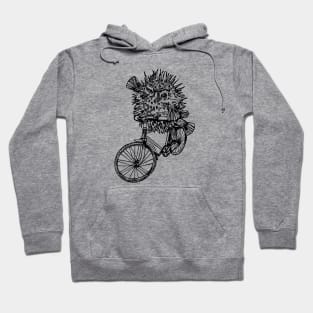 SEEMBO Puffer Fish Cycling Bicycle Bicycling Biking Riding Bike Hoodie